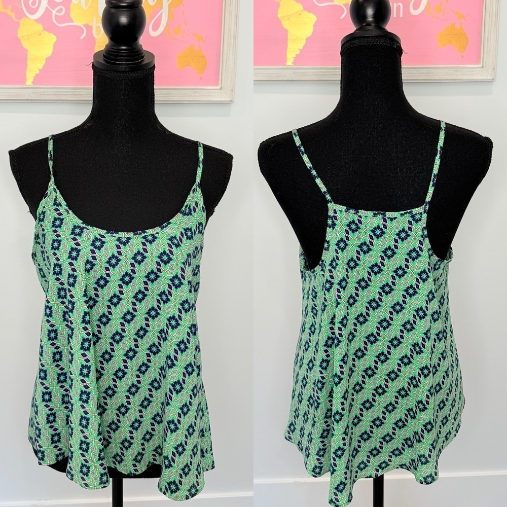 Soprano Green Oversized Tank Top (M)